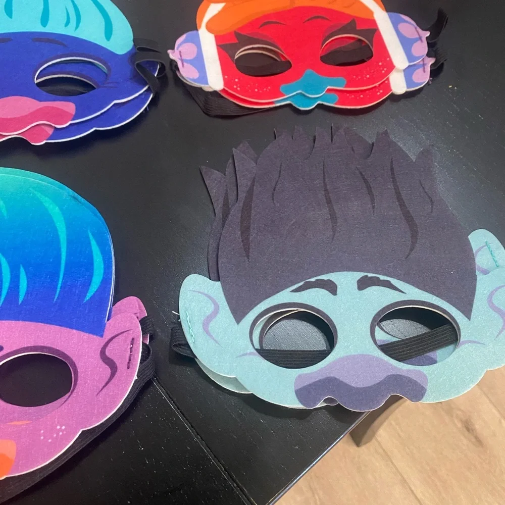 Vibrant Party Masks for Kids 12 masks
